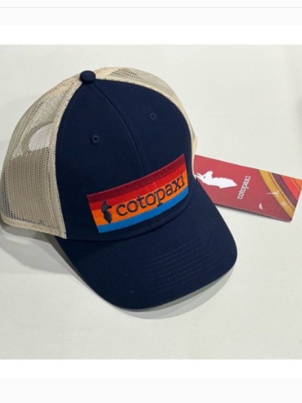 Cotopaxi On The Horizon Trucker Hat Cap NWT Navy Blue Maritime